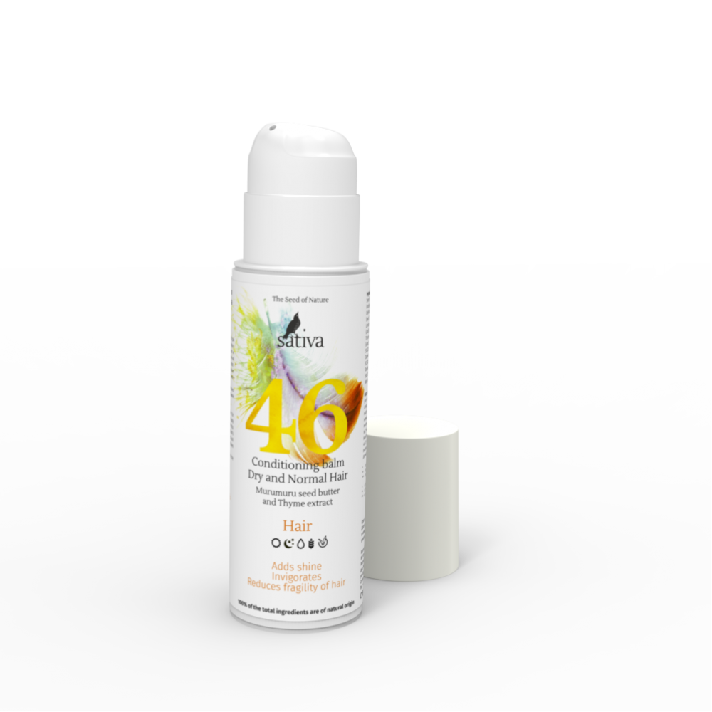 Бальзам кондиционер для сухого и нормального типа волос №46 Sativa, 150мл