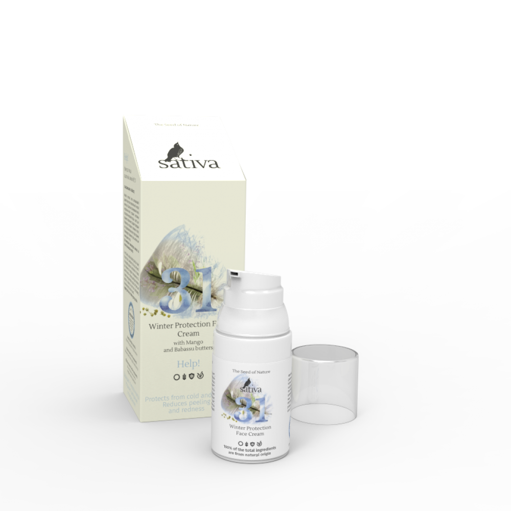 Крем для лица защитный зимний №31 Sativa, 30мл