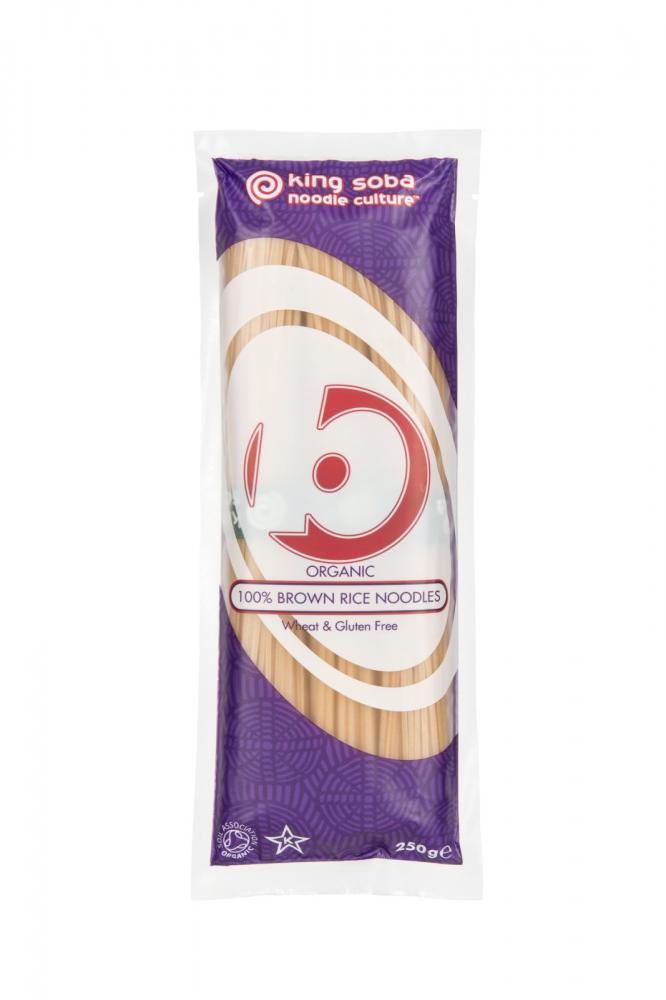 Лапша органическая из коричневого риса King Soba, 250г