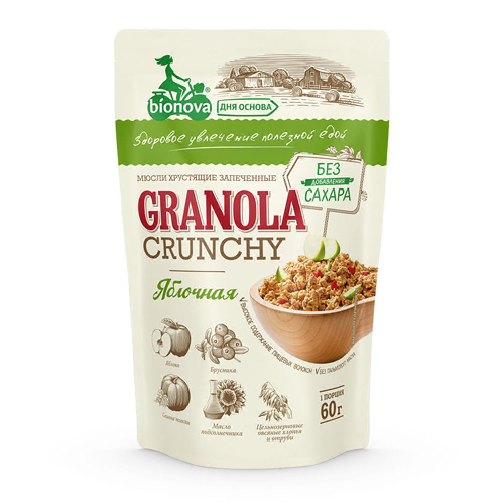Мюсли «Яблочные» Bionova, 60 гр